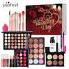 Valentine's Day Full Face Makeup Kit - All-in-One Cosmetic Gift with 35-Color Eyeshadow Palette, Contour Palette, Lipsticks, Brushes Holiday Gift Box