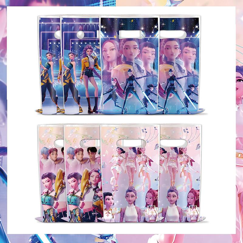 Dämonenjäger Geschenktüten Geburtstagsdekoration Kpop Anime Party Süßigkeitstüten Geschenke für Gäste Kinder Babyparty Partyzubehör