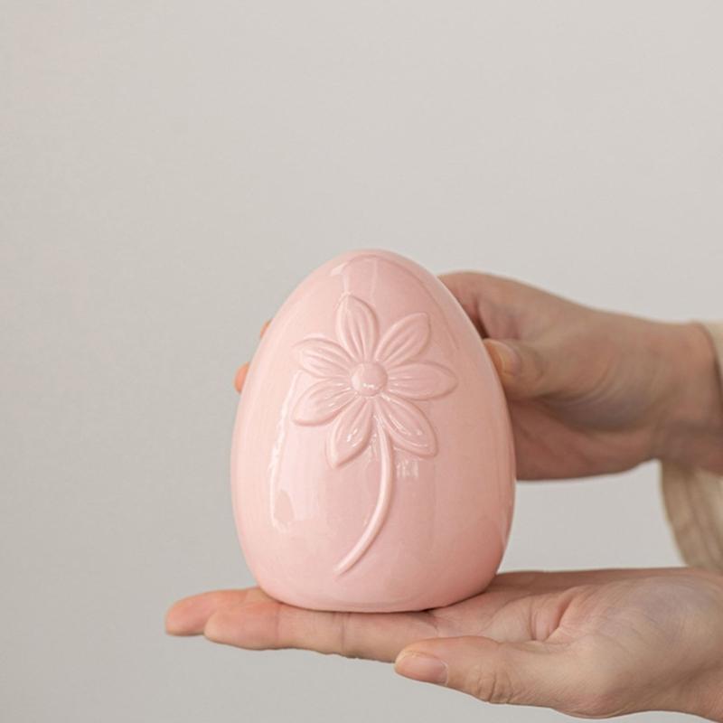 Uova di Pasqua in Ceramica Ornamento Perfetto per l'Ambientazione del Festival Intramontabili Centrotavola Decorazioni Artistiche per la Casa