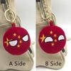 Sovjet-Unie Rusland Duitsland Balpop USSR Landenbollen Polandball Handborduuur Speelgoed Schooltas Mobiele Telefoon Hanger Sleutelhanger