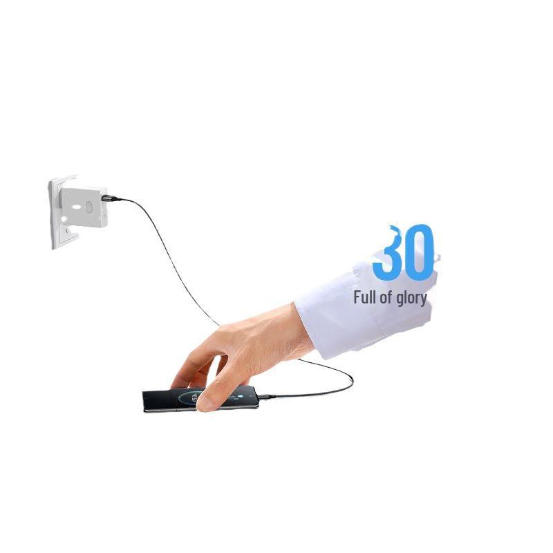Greenlink 2m Pletený kabel USB-C 40W Rychlé nabíjení 5A/6A Nabíjecí kabel pro Android