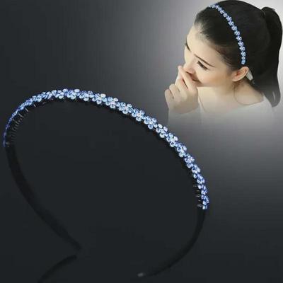 Strass Rutschfestes Stirnband mit Zähnen - Elegantes Haaraccessoire für Erwachsene