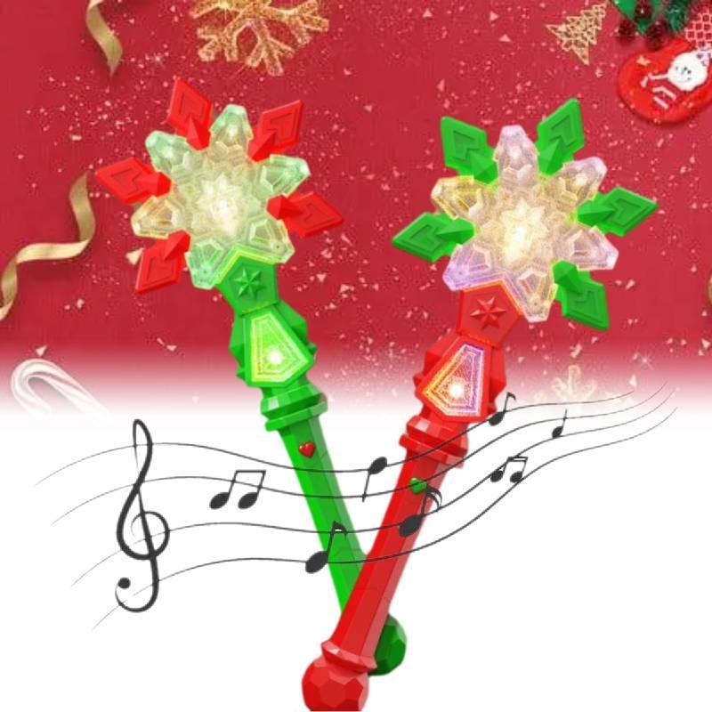 Wand Magic Christmas Music Flash Festival Toy Childrens Day Gift Flashlight