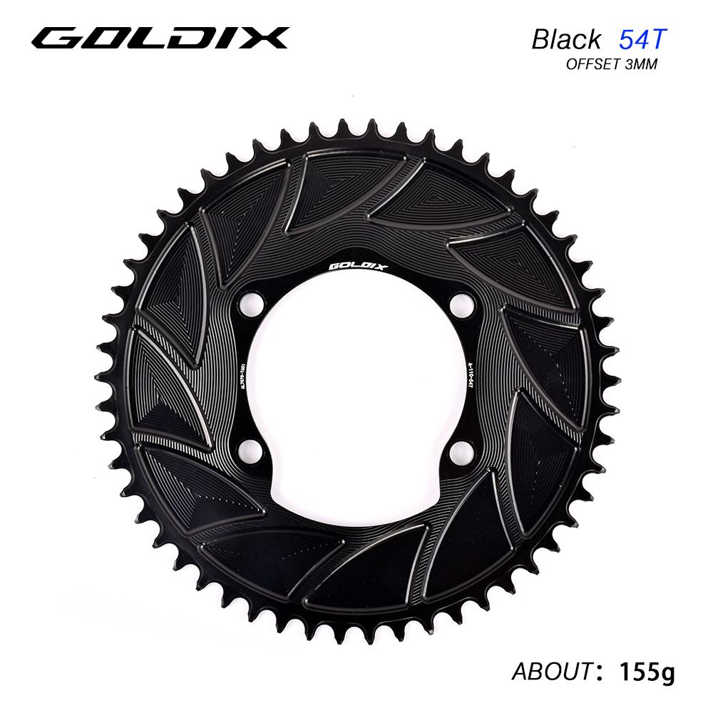 GOLDIX Road Bike Gravel Bike Single Chainring 110BCD Suitable for Shimano R7000 R8000 R8100 R9200 Suitable for Crank Power Meter