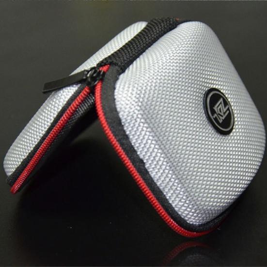 KZ Portable Square Zipper Earphone Cable Storage Bag Case Wire Organizer Pouch