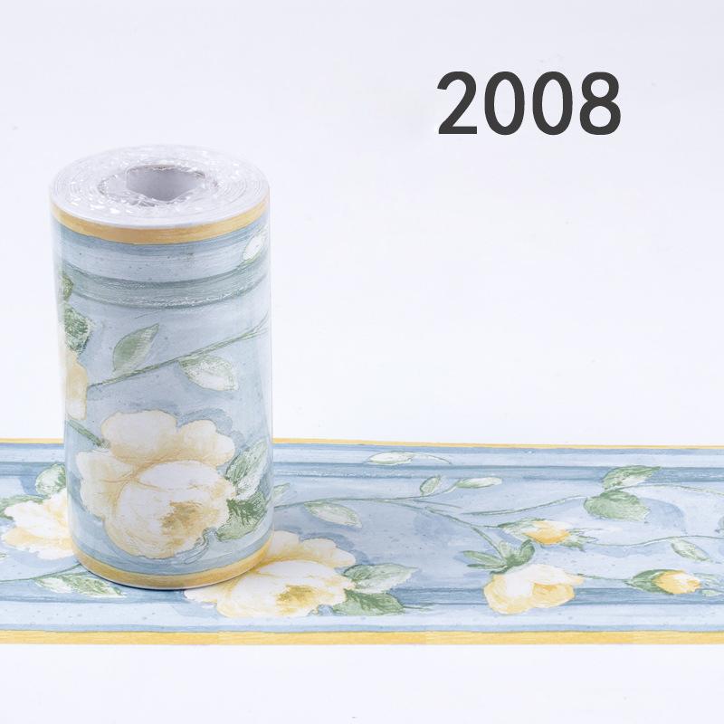 10Meters Kid Room Baseboard Wallpaper Kitchen Bathroom Waterproof Waist Line Tile Stickers Self-Adhesive Cartoon Wall Decoration