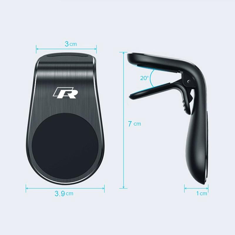 For Volkswagen VW Universal Magnetic Car Air Vent Phone Mount Stable Secure Grip Golf Jetta Passat Mk4 Mk5 Mk6 CC B5 B6 B7 Golf Ze8