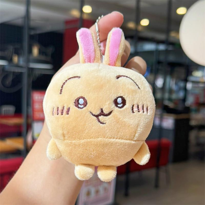 Joke Bear Chiikawa Hachiware Plush Keychain For Backpack Decor