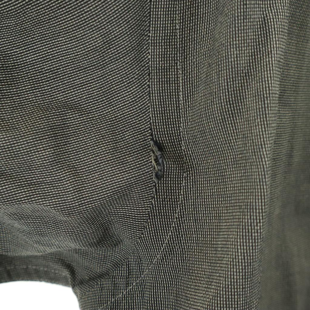 Givenchy 90s Made In Japan Old Long Sleeve Cotton Shirt 48 Gray Men's Used