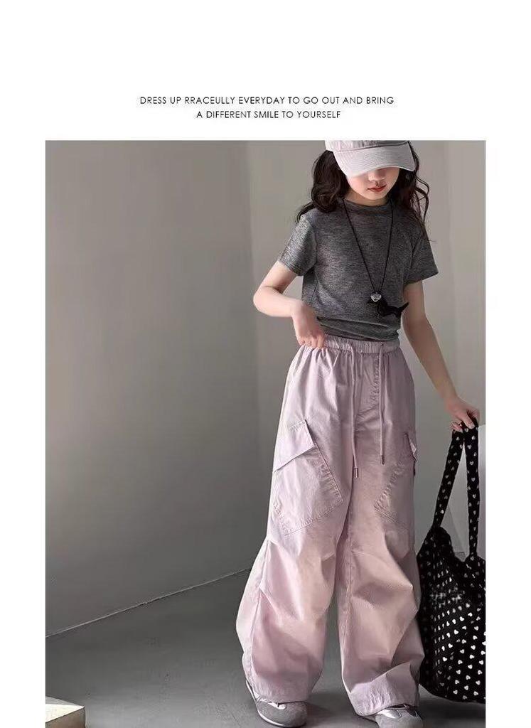 2026 Trendy Girls’ Summer Loose Overalls - Stylish Casual Pants