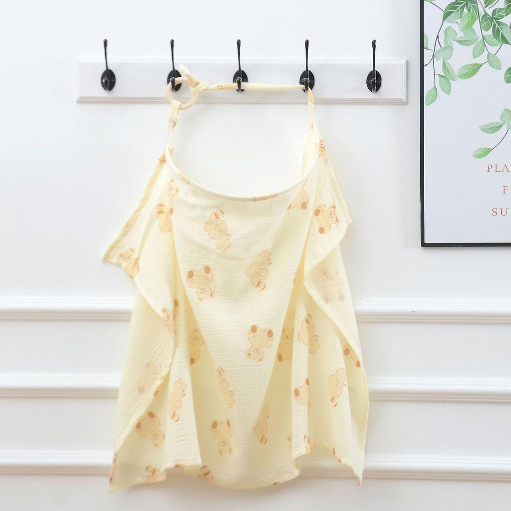 Breathable Cotton Nursing Cover - Anti-Exposure Modesty Cloth Set for Breastfeeding Moms