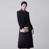 Women's Professional 50% Wool Long Overcoat