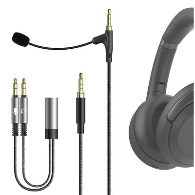 Geekria Clip Microphone Condenser Microphone Pin Microphone Mini Microphone Smartphone Microphone Headphone Cable for Gaming and Conference Compatible