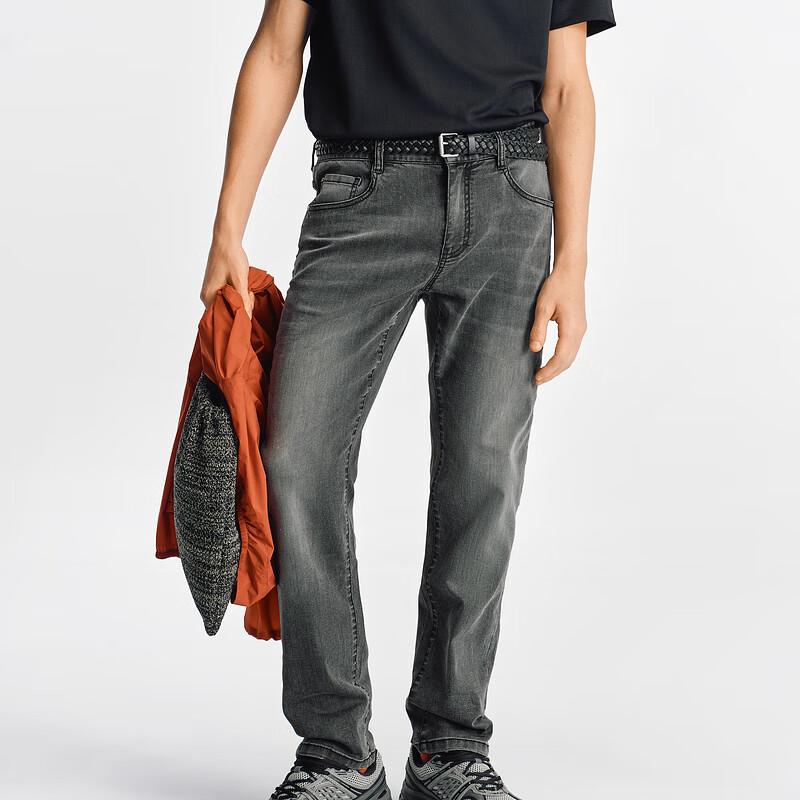Мужские джинсы Biyin Lefen 2025 Лето Легкие Прямые Джинсовые 8XL