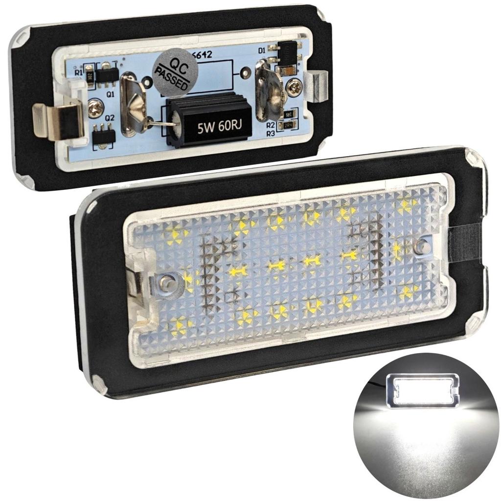 Fiat Compatible LED License Plate Lights, 2 Pcs Off-Road