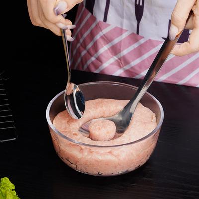 304 Nerezová ocel Krokety Masové kuličky Lžíce Otvor pro odkapávání Forma Výrobník Masový lis Nástroje Kuchyňské doplňky Nádobí