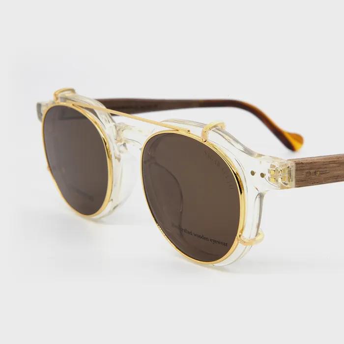 Toma t02 & Clip-on (gold brown, silver gray)