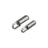 Key Ring Stainless Steel Travel Pill Case Medicine Pill Box Capsules Organizer Granule Storage Box