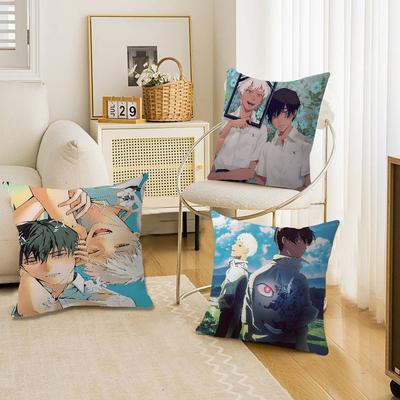 Anime The Summer Hikaru Died Cushion Cover Pillow Cover Decor Pillowcase Printed Cushion Case For Couch