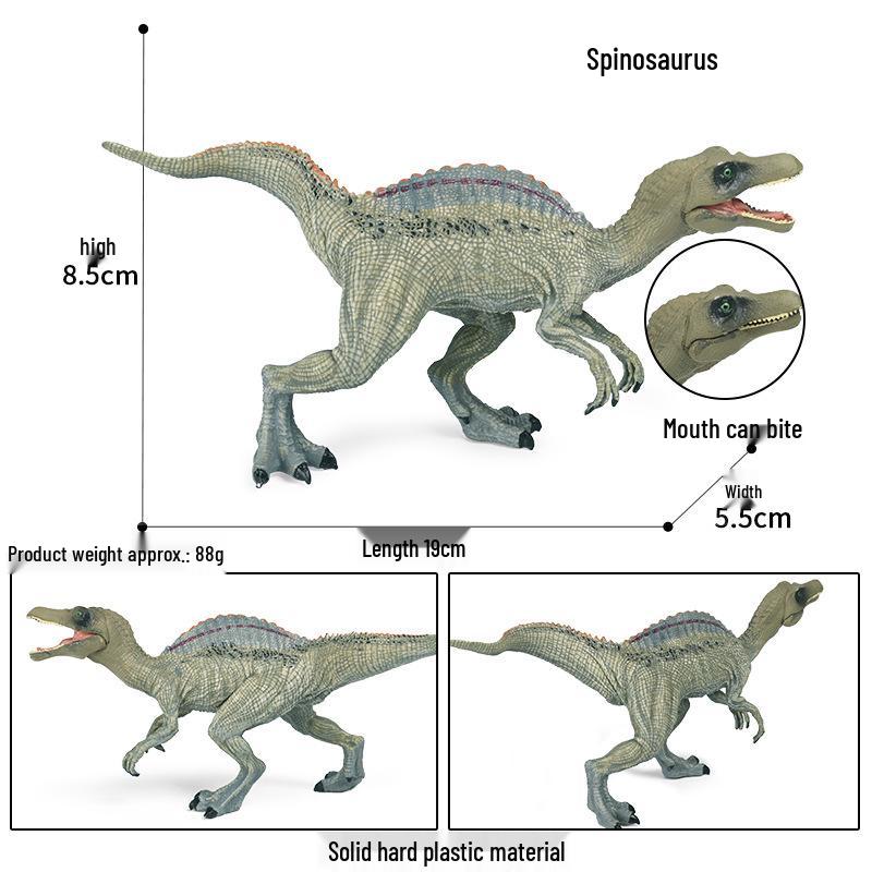 Cognitive Large Stegosaurus Solid Dinosaur Toy: Jurassic Simulation Animal Figure for Kids