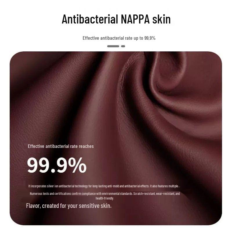 Nappa Leather Headrest and Lumbar Support Pillow for Mercedes-Maybach