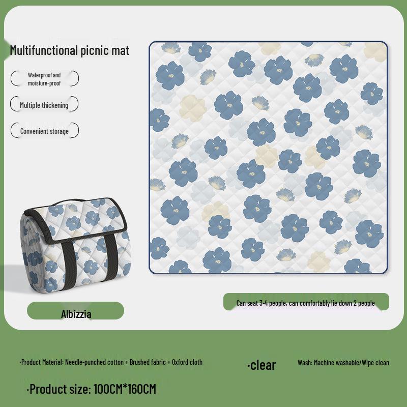 Waterproof Outdoor Picnic & Camping Mat: Thick, Moisture-Proof, Portable Lawn Cushion