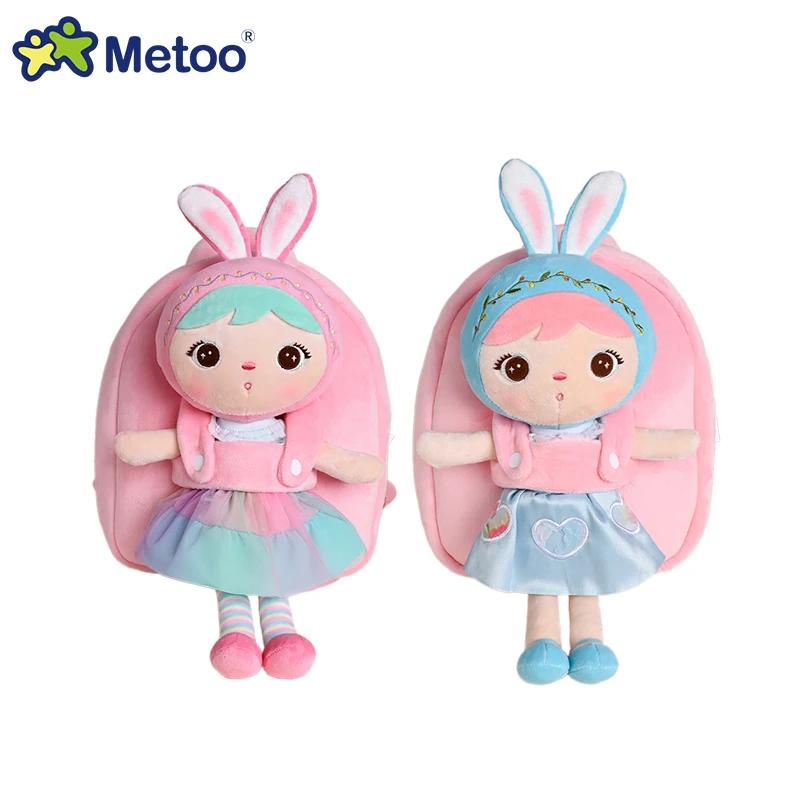 Non-Toxic Original Metoo Backpack Rabbit Keppel Doll Plush Travel Storage Bags For Kindergarten Kids Children And Children