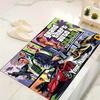 Custom 1Pc Grand Theft Auto Promotional Art Flannel Personalized Rug Non Slip Floor Mat Soft Carpet for Living Bedroom Office Home Decor Gift