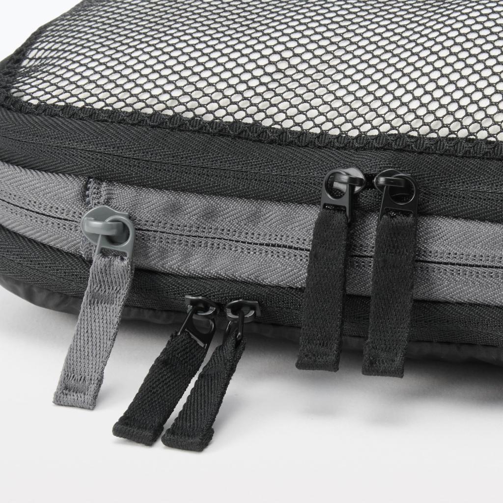 MUJI Polyester Sorting Compressed 20 x 26 x 10 OHH62A4A Case, Type, Black, Small, Approx. cm,