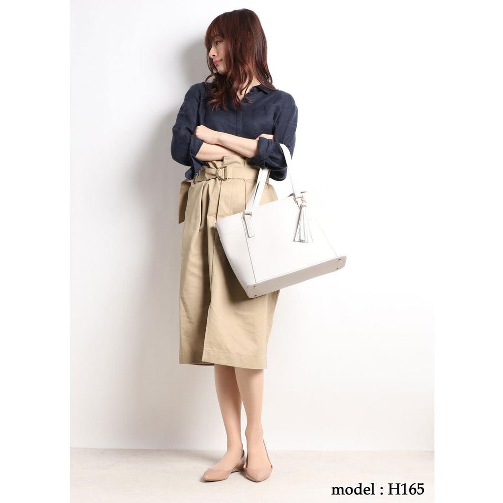 Monica Simple A4 Tote Bag MONI-0160 Women's Pink