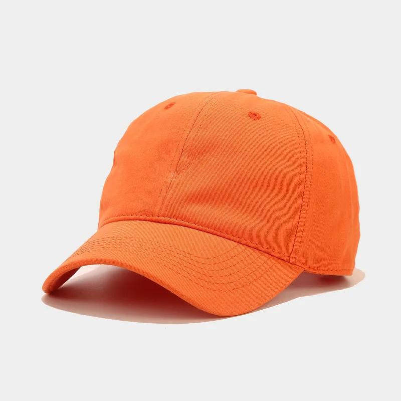 2025 Unisex Custom Solid Color Soft Top Baseball Cap Trendy Casual Snapback Hat Slimming Face Design