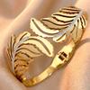 European and American Wide-faced Hollow Leaf Bracelet Niche High-end
