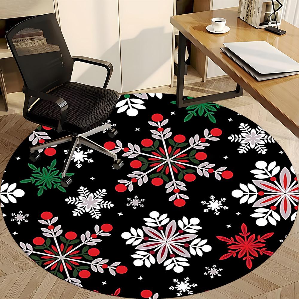 1pc Winter Festive Carpet for Office, Non-slip, Soft and Durable Office Rug, Perfect for Office yy260128026