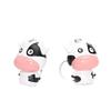 Creative LED Cow Keychain with Light and Sound Cute Q Version Pendant for Phone Cases and Backpacks