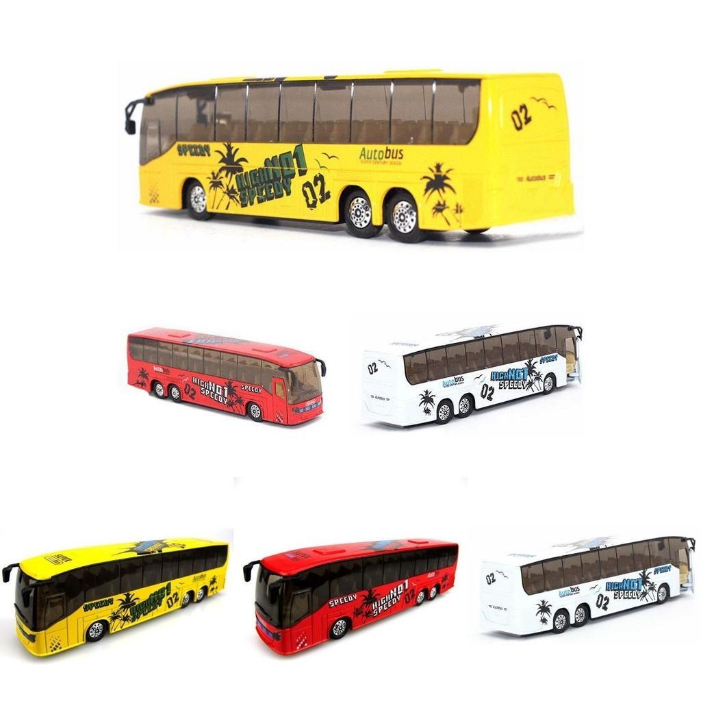Exquisite 150 Diecast Metal Alloy Bus Toy For Kids With Openable Doors Music Light