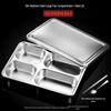 HANDUNYOU 316 Stainless Steel Divided Lunch Tray