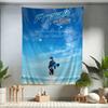 Colorful Anime Free Tapestry Wall Hanging  Hippie Features Bohemian Mandala Elements Wall Hanging Sheets for HomeDorm Decor