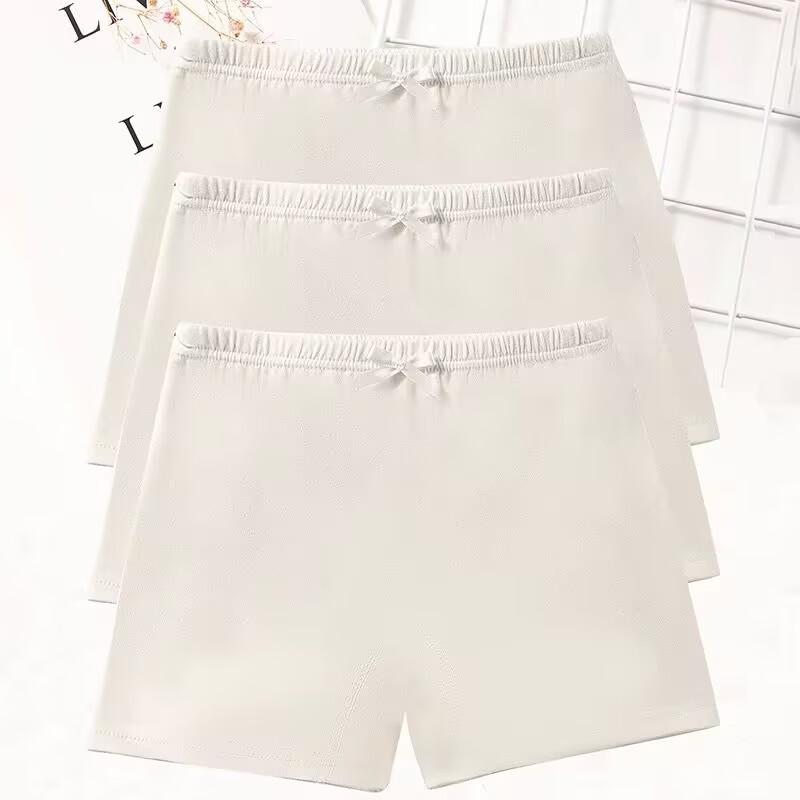 3PC/Set Summer Girls' Safety Pants Cotton Panties for Teenager Boxer Shorts