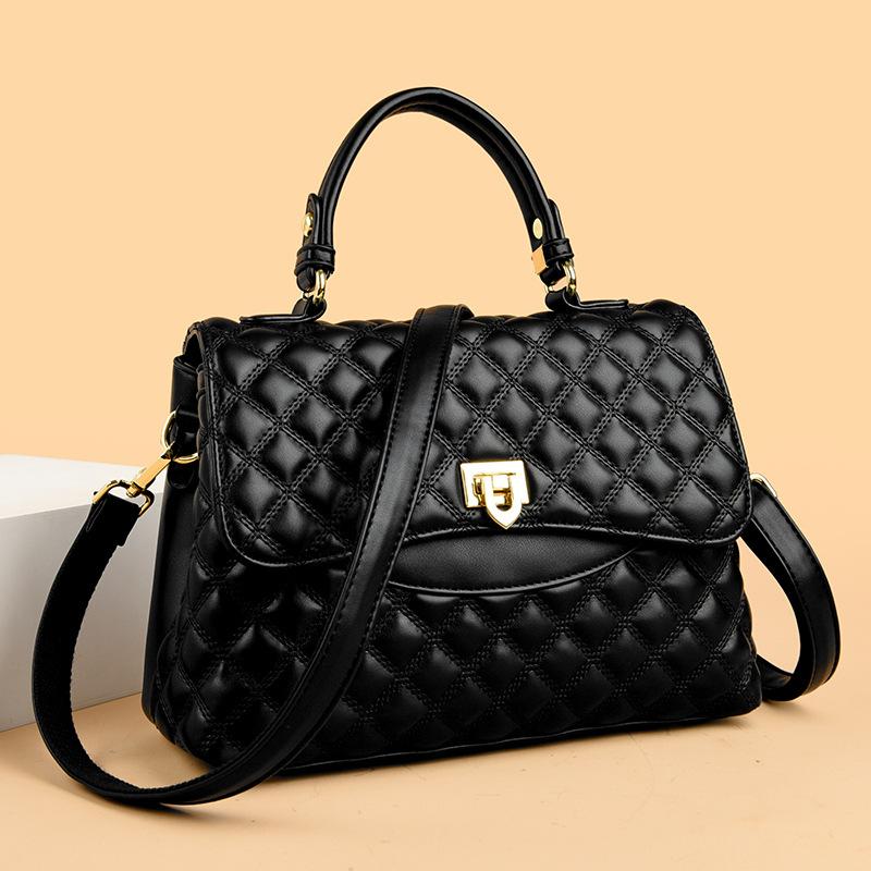 Women's Bag Middle-aged Fashion Crossbody Bag Atmospheric Women's Handbag Bag Shoulder Bag