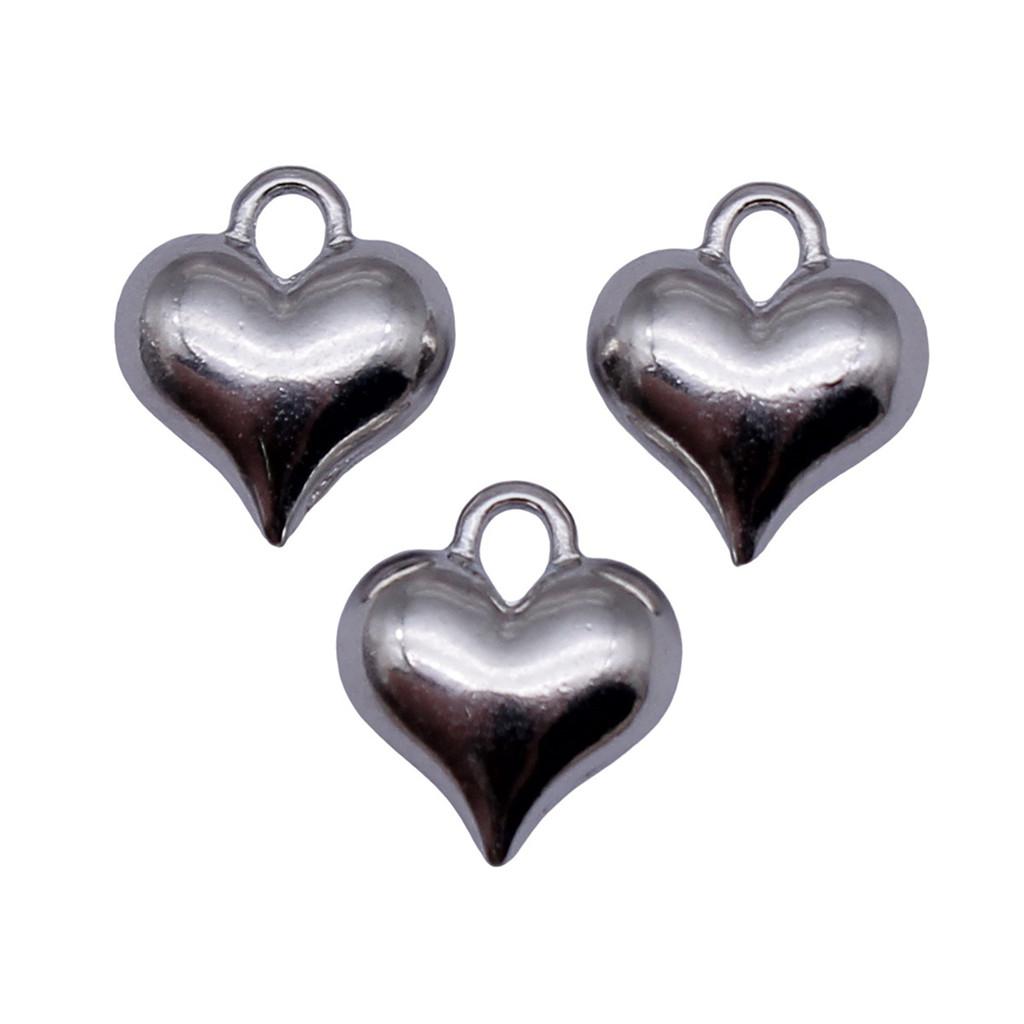 Filigree Heart Charms Antique Alloy Pendants For Vintage Floral Jewelry