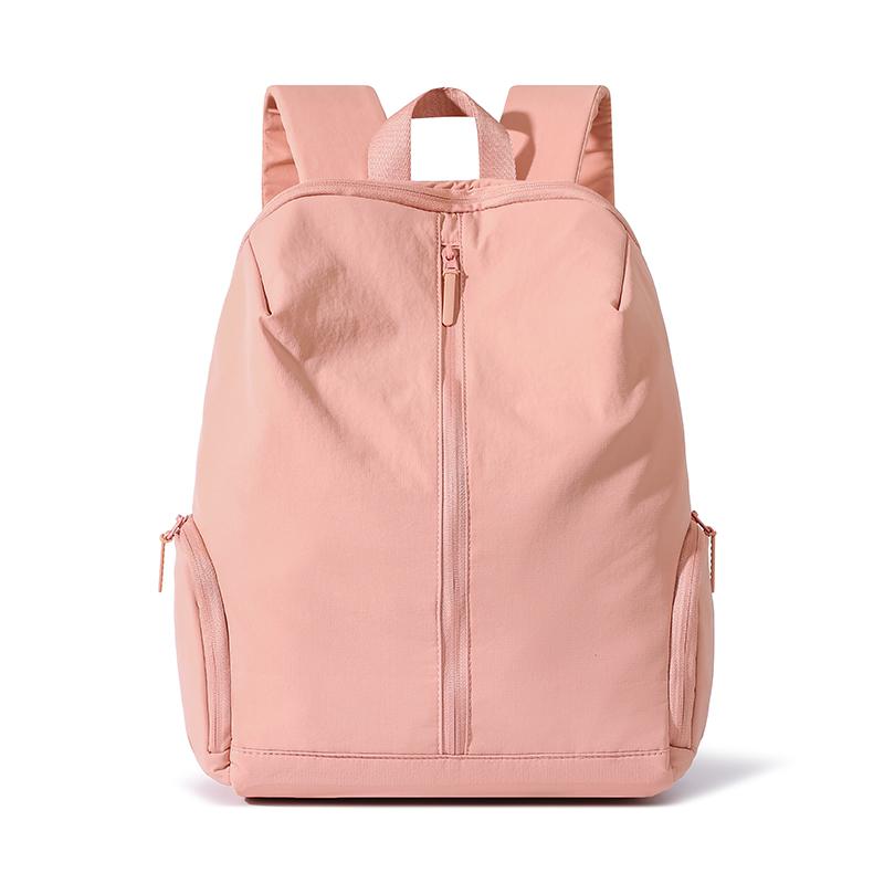 Nylon Backpack Solid Color Large Capacity Backpack