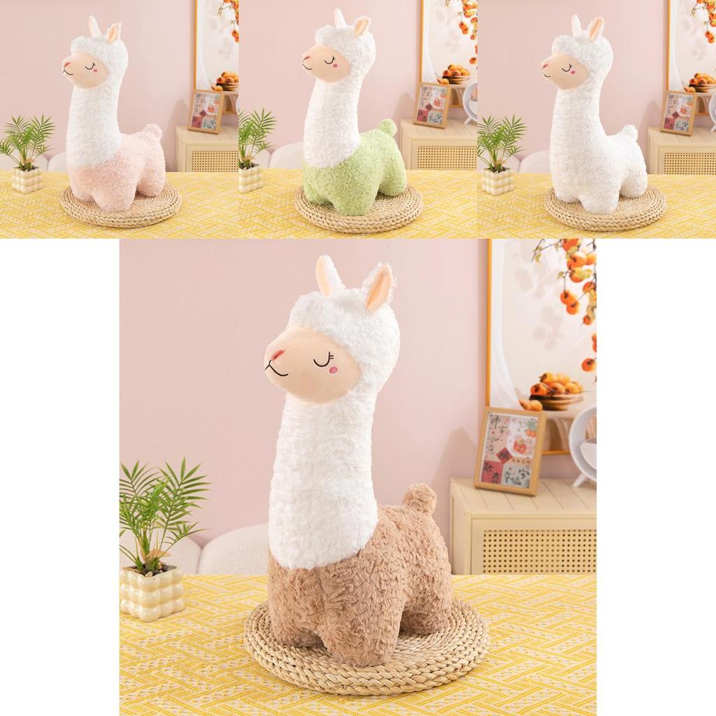 Cute Llama Plush Toy For Kids Birthday Gift Soft Pp Cotton Stuffed Animal Pillow Decor