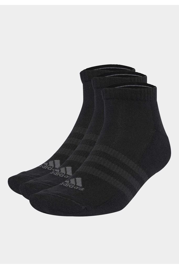 Adidas Performance Light Low Six Men's Socks, 3-Pair Set, EBB53, Black/Gray (IA3944)