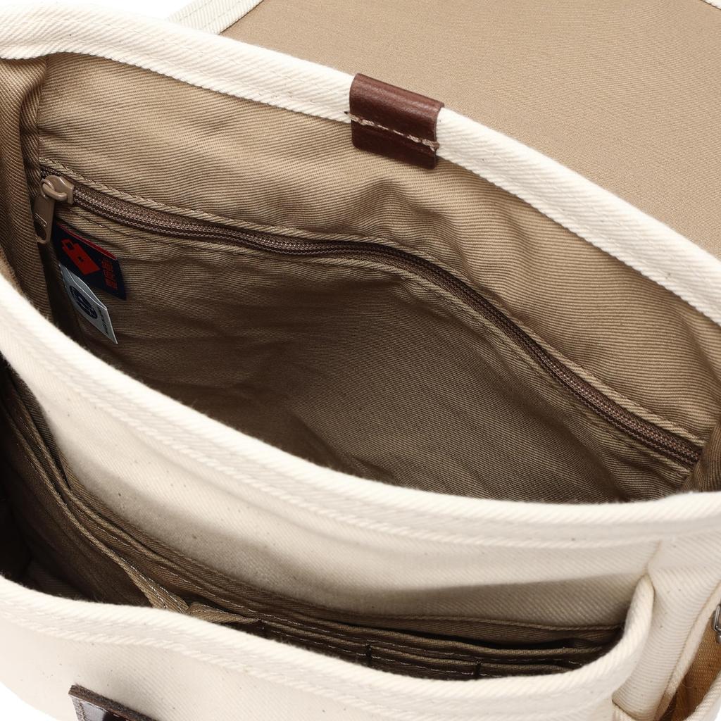 Stitch On Toyooka Bag, Horizontal Shoulder Bag, A5 Size, 52214-25, Ecru