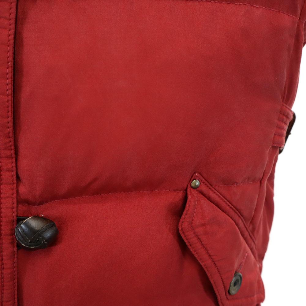 MAX MARA Down jacket 46 Red Hooded Women Used