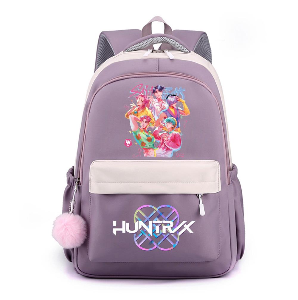 Niedlicher Anime K-Pop bedruckter Rucksack mit großer Kapazität für Teenager, Studentin, Student, Schulranzen, Büchertasche, Kindergeschenk, Damen, wasserdichte Reisetasche, Mochila