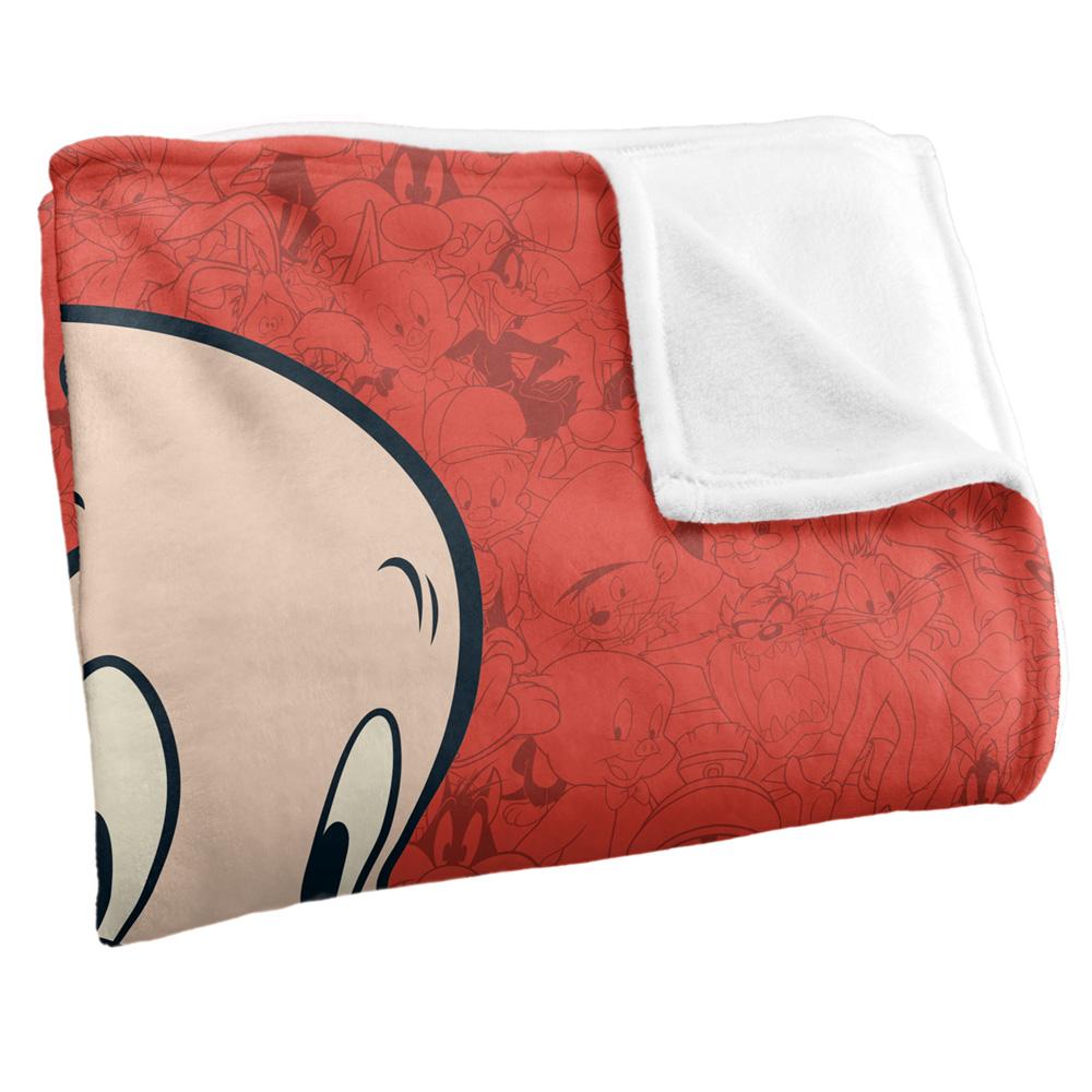 Looney Tunes Character Collage Porky Pig Blanket