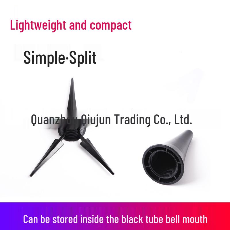 Support de clarinette pliable en bois de roseau avec base stable