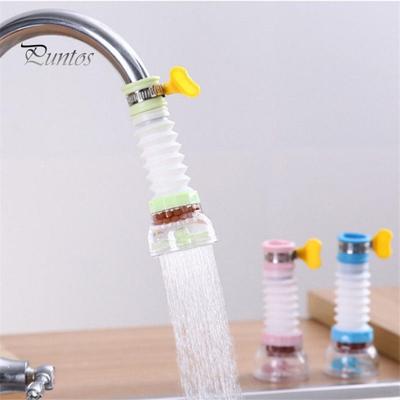 Water Tap Extender 360 Degree Rotatable Food Grade Plastic Faucet Filter Spray Head Extender Replacement Part Kitchen Supplies