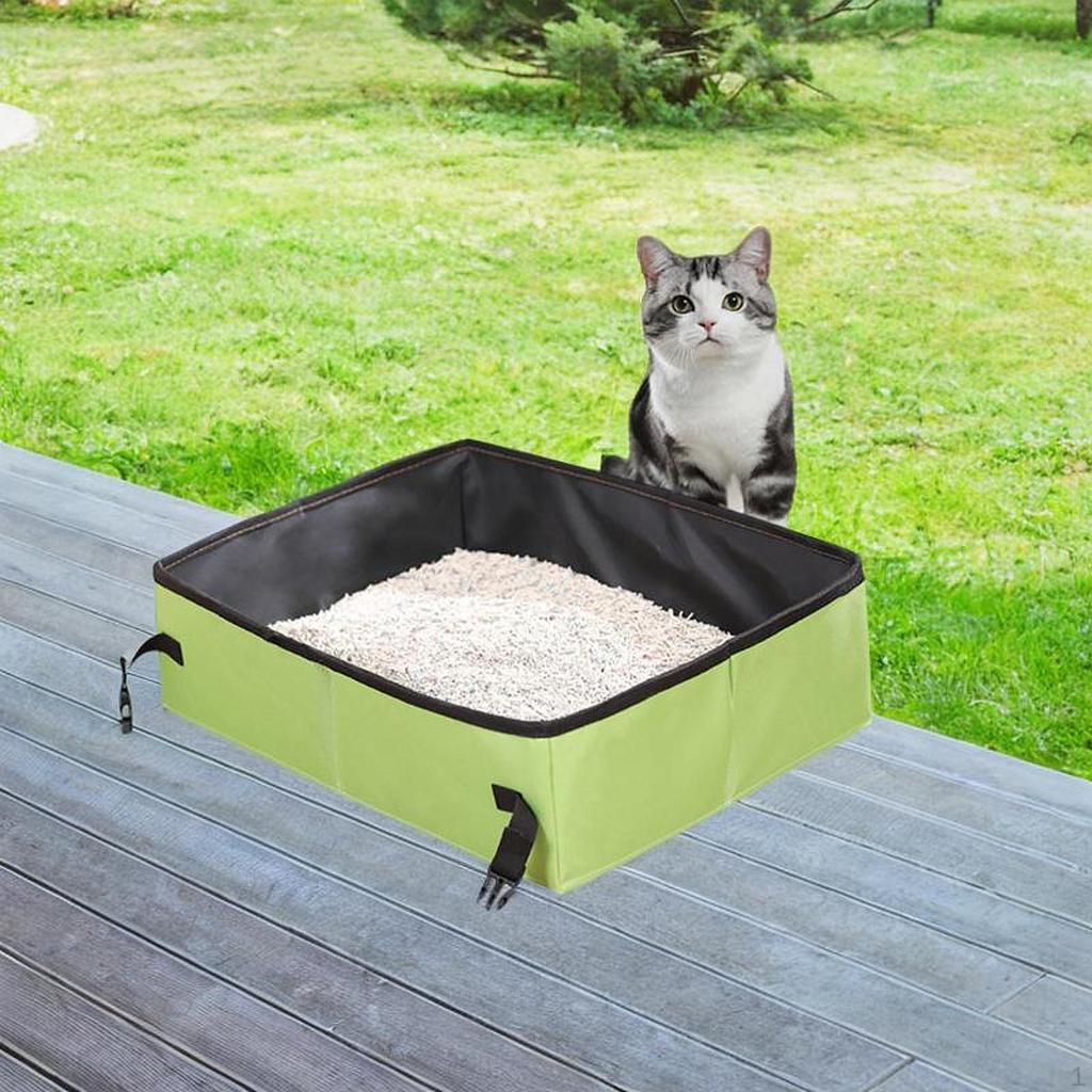 Katzentoilette, Katzenstreuwanne, Tragbarer Träger, Offene Haustier-Kätzchenwanne für Van